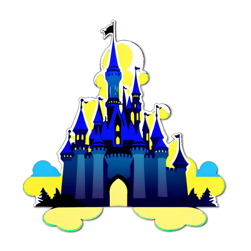 Dreamy Disney Castle Sticker
