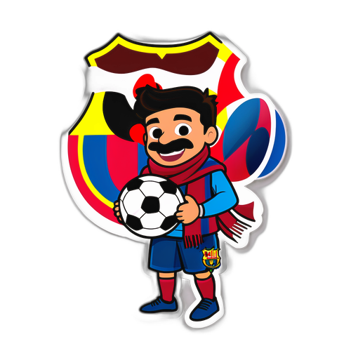 Fotballklistremerke for FC Barcelona