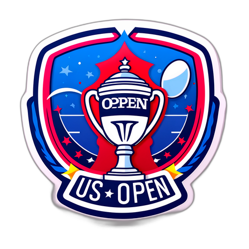 Vibrant na Sticker para sa US Open Tennis