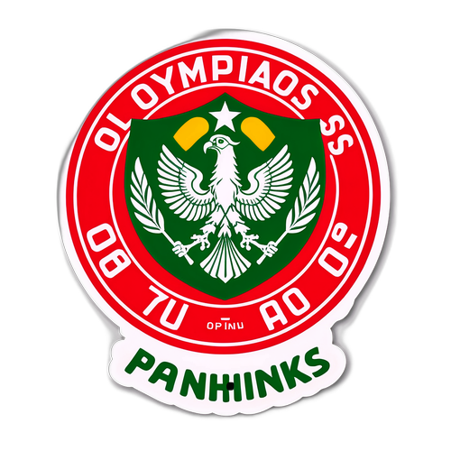 Kibandiko Cha Mchezo wa Olympiacos dhidi ya Panathinaikos
