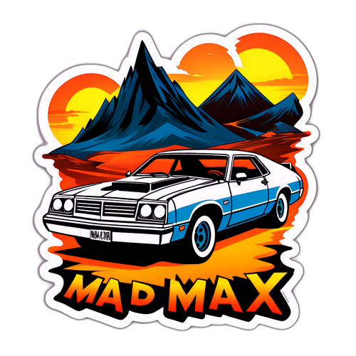 Mad Max Arka Planı Stickerı