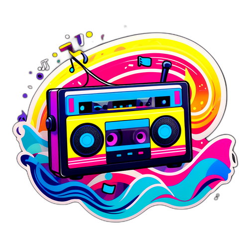 Retro Tarzı Boombox