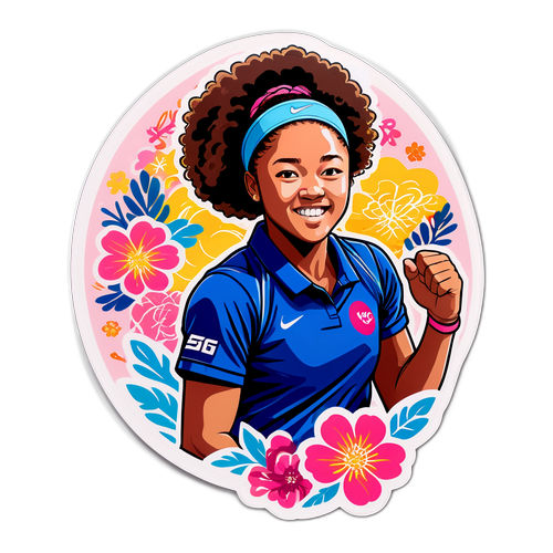 Illustration d'Naomi Osaka