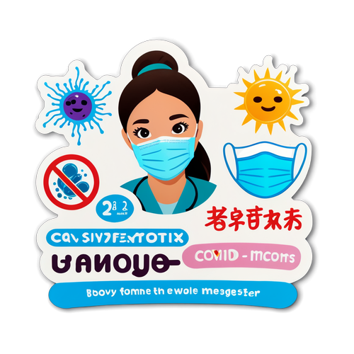 สติ๊กเกอร์เกี่ยวกับอาการ COVID ปี 2025