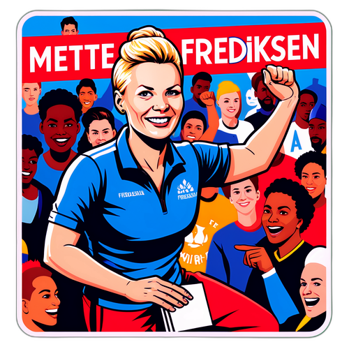 Mette Frederiksen i handling