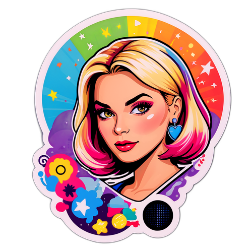 Kreativ klistermärke inspirerad av Veronica Maggio