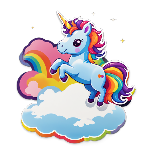 Unlock Your Imagination: The Enchanting Rainbow Unicorn Taking You to Cloud Nine!