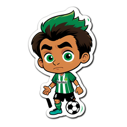 Stiker Antony Real Betis yang Imut