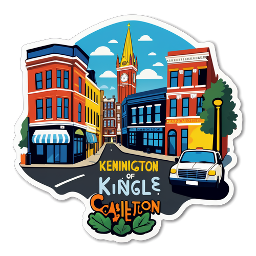 Sticker voor Kensington