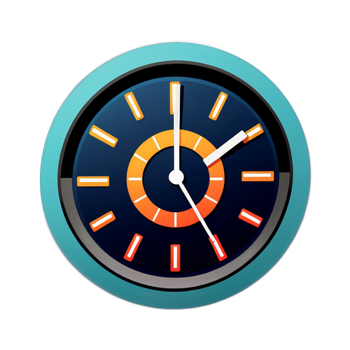 Графічне зображення розкладу відключення електроенергії, стилізоване як настінний годинник