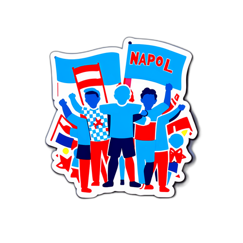 Sticker ya Napoli kwa Wapenzi