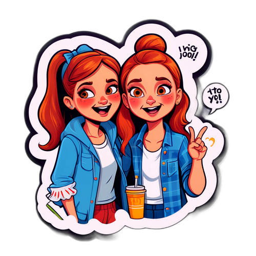 Sticker Umoristico di Ginny e Georgia