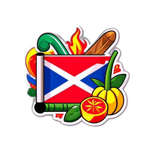 Diseño Colorido de la Bandera Cubana