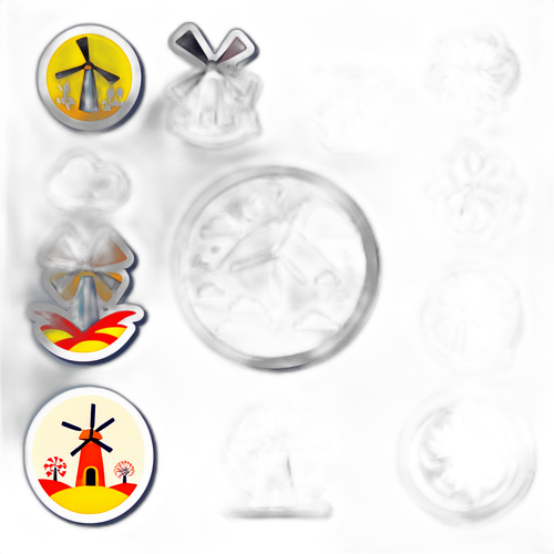 Szél szimbólumok matricái