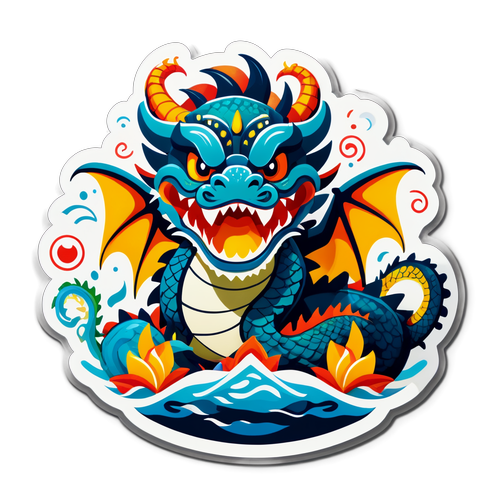 Sticker Meriah Festival Perahu Naga