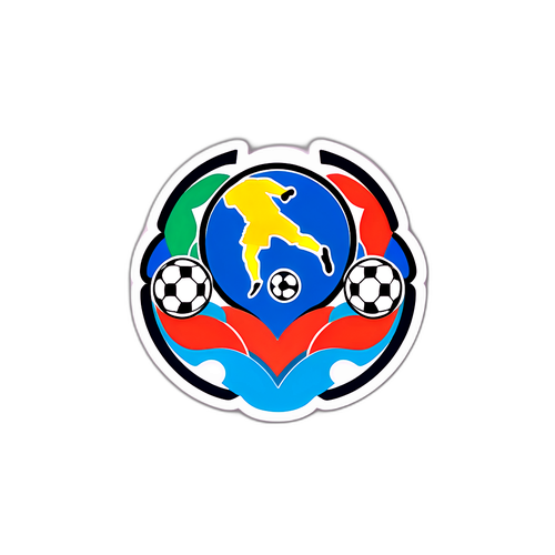 Minimalistisches Logo von Taraftarium24 mit Fußballsymbolen und jubelnden Fans