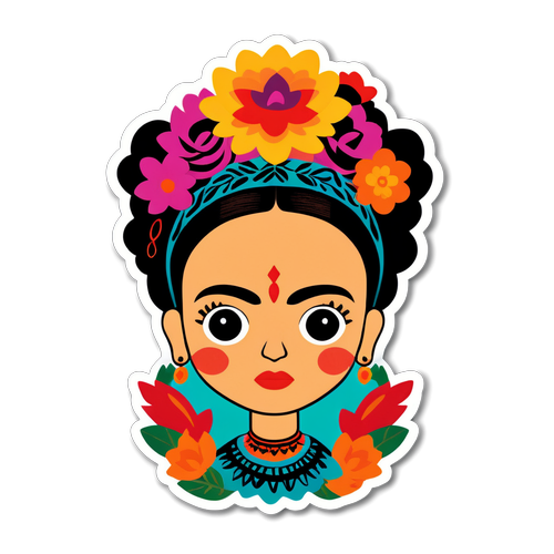 Frida Kahlo: Den Vintage Sticker, Du Ikke Vil Gå Glip Af!