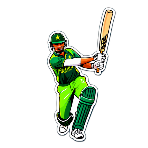 फखर जमान क्रिकेट एक्शन शॉट