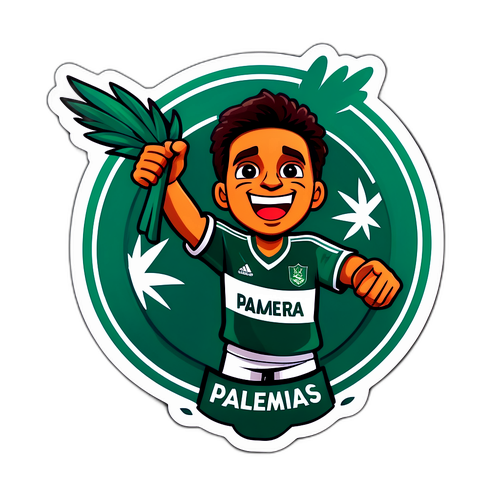 Sticker da Paixão e Determinação dos Torcedores do Palmeiras