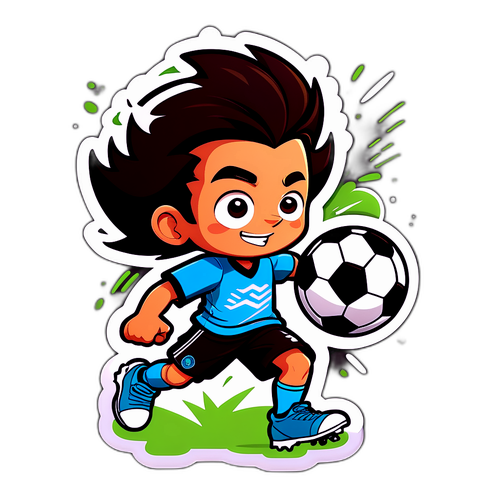 Eylem Halindeki Sevimli Karton Nico Paz