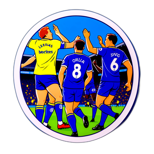 Leeds vs Everton Feszültség Pillanata