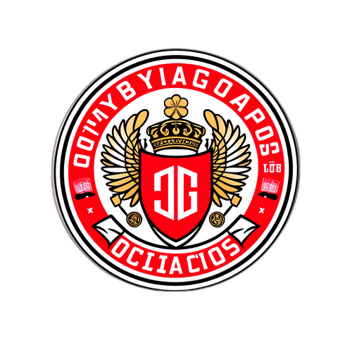 Стікер з логотипом 'Олімпіакос – Байєр 04'