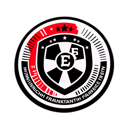 Креативный значок с символами успеха, вдохновленный 'Eintracht Frankfurt'