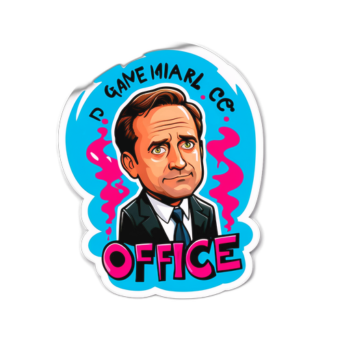 Humorystyczny naklejka z 'The Office PL'