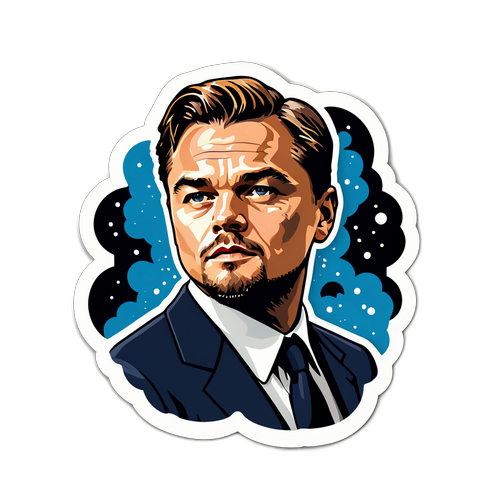 Autocollant de Leonardo DiCaprio