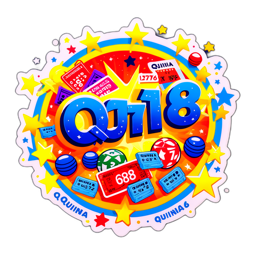 Sticker Celebrando o Concurso Quina 6876