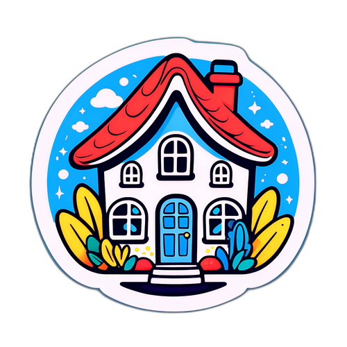 Vrolijke Guihome Logo Sticker