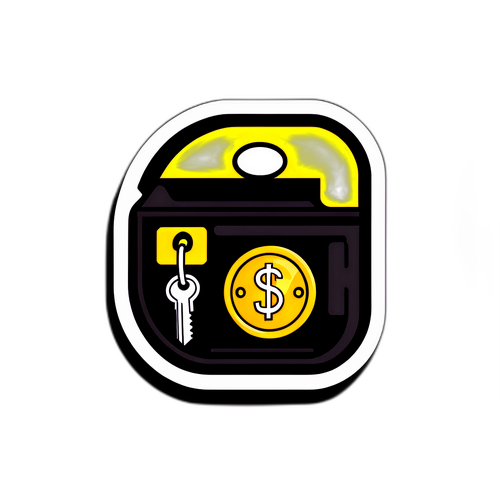 金融セキュリティのシンボルステッカー