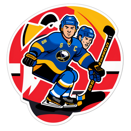 Dynamic Hockey Sticker: Sabres vs. Senators