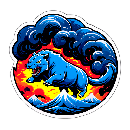 Sticker Harimau Guntur