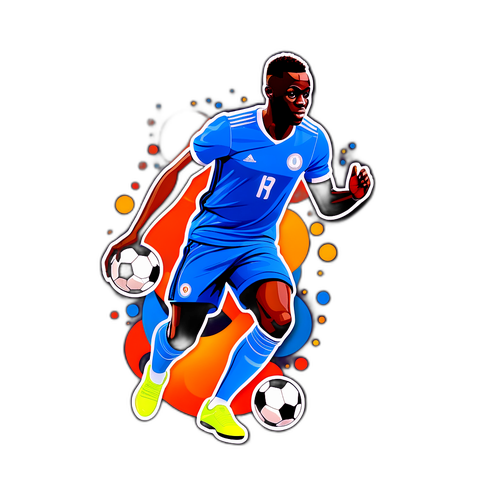 Conception dynamique de Ferland Mendy en dribble