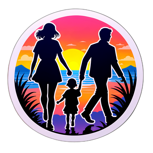 Romantikus Naplemente Séta