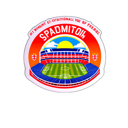 대형 축구 경기장 스티커