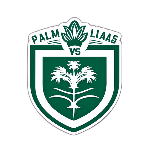 Criação de adesivo: Palmeiras vs Universitário