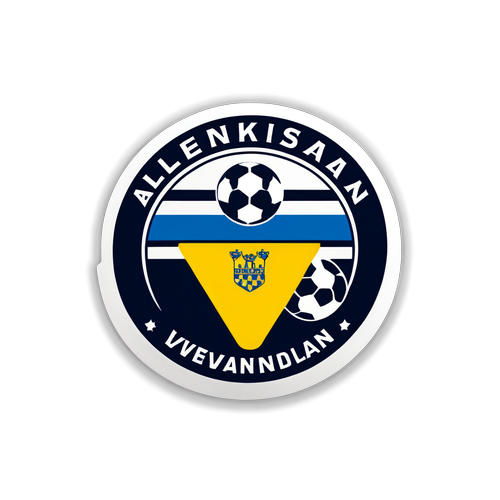 Allsvenskan Reimagined: Modern Emblem Unveils Stunning Swedish Cliffs!