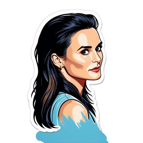 Retrato de Demi Moore