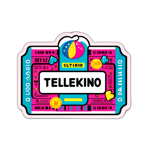 Ticket de Telekino con símbolos de la suerte