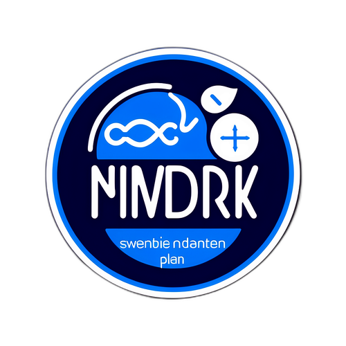 Aufkleber mit Novo Nordisk Logo und Diabetes-Management-Plan