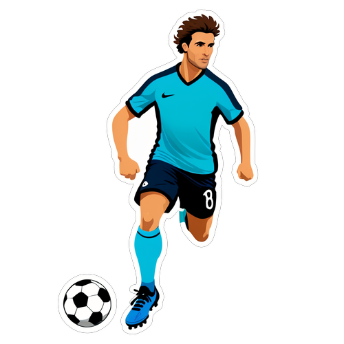 Sportieve Didier Roustan Sticker