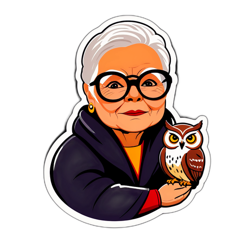 Gufo Saggio con Judi Dench