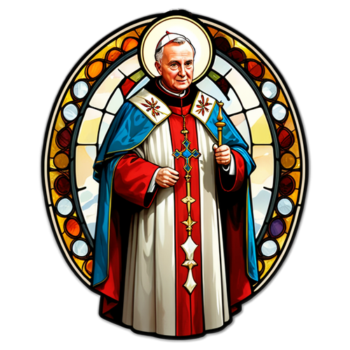 Design ispiratore di Cardinal Parolin in abiti tradizionali