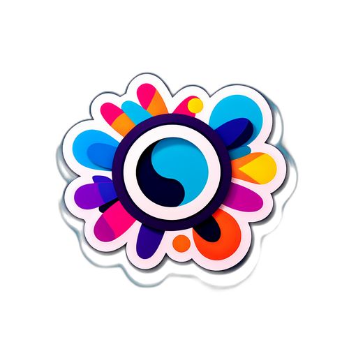 Stylizowane naklejki logo ing