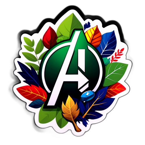 Doğa ile Kahramanlığı Birleştiren Avengers Logosu