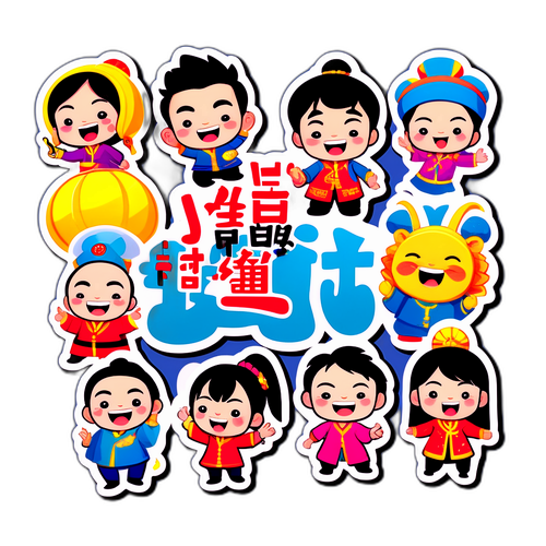 可愛幽默的11個傻瓜角色貼紙