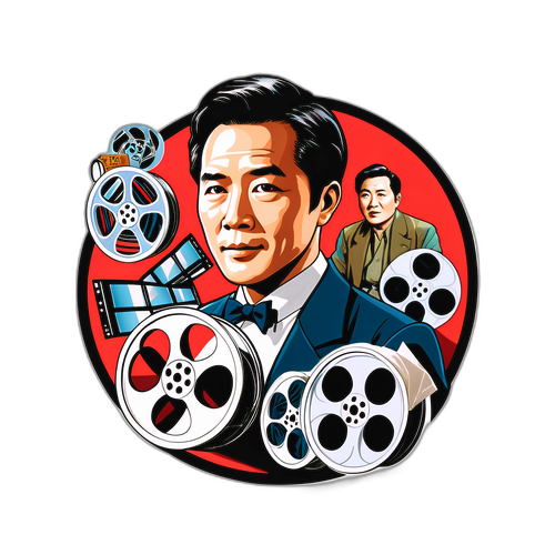 Sticker ng Reel ng Pelikula