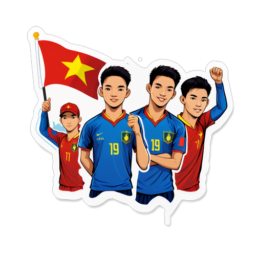 Khát Vọng Vàng: Sticker U19 Việt Nam Kết Nối Tình Yêu Bóng Đá!